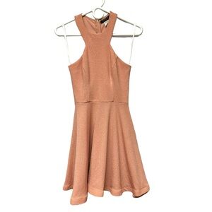 B. Darlin Halter Fit and Flare Dress - 3/4